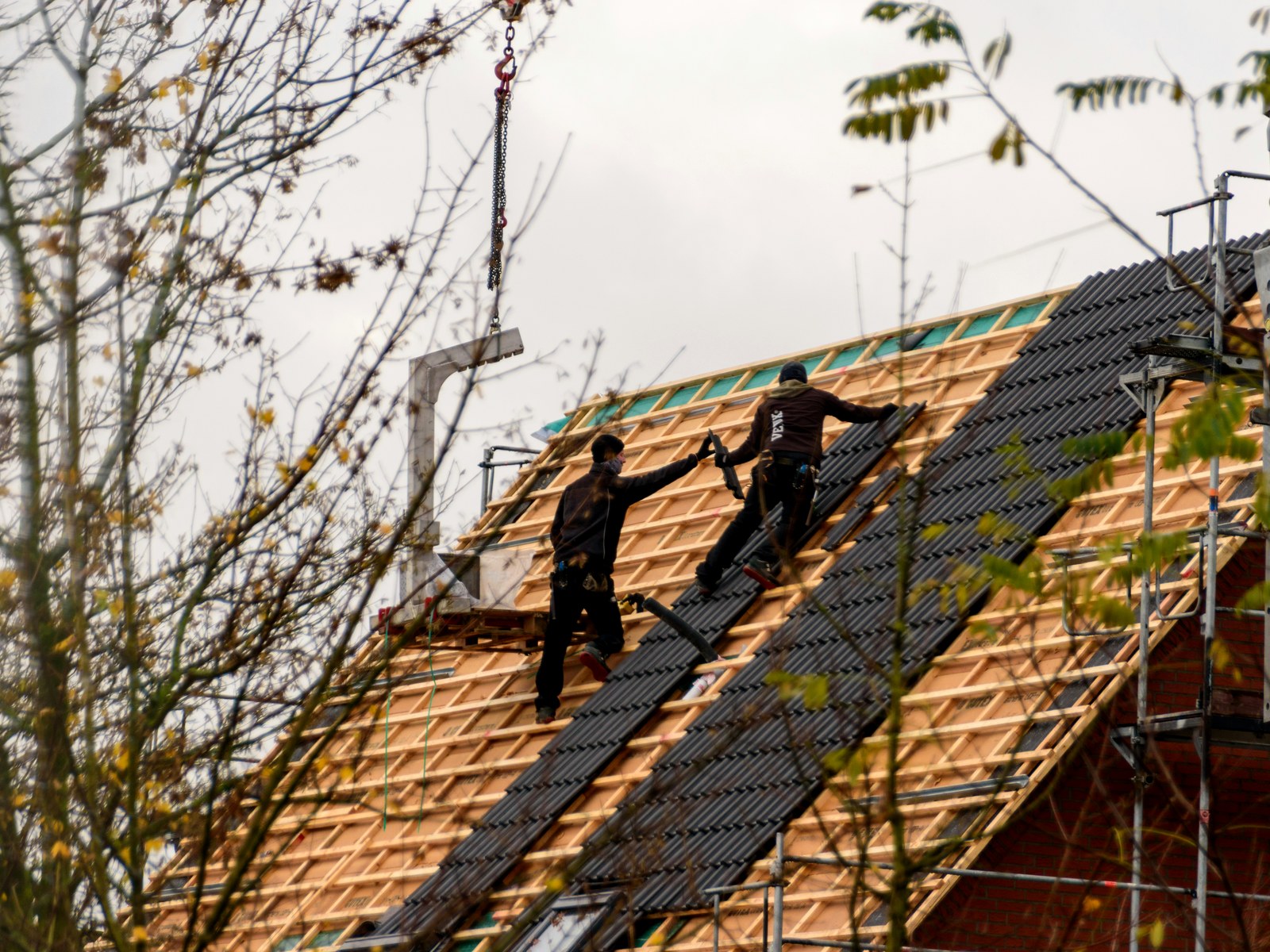 Travaux de couverture à Prigonrieux